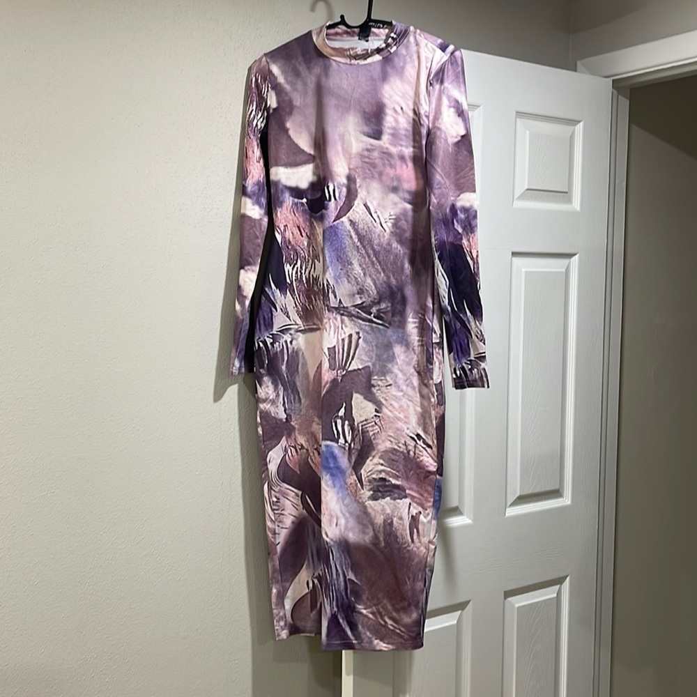 Long sleeve spandex SHEIN dress